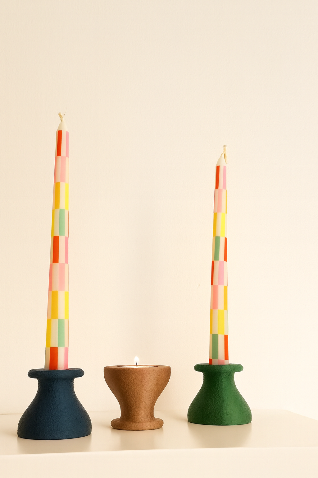 Nido - Porta Candele Metallizzate