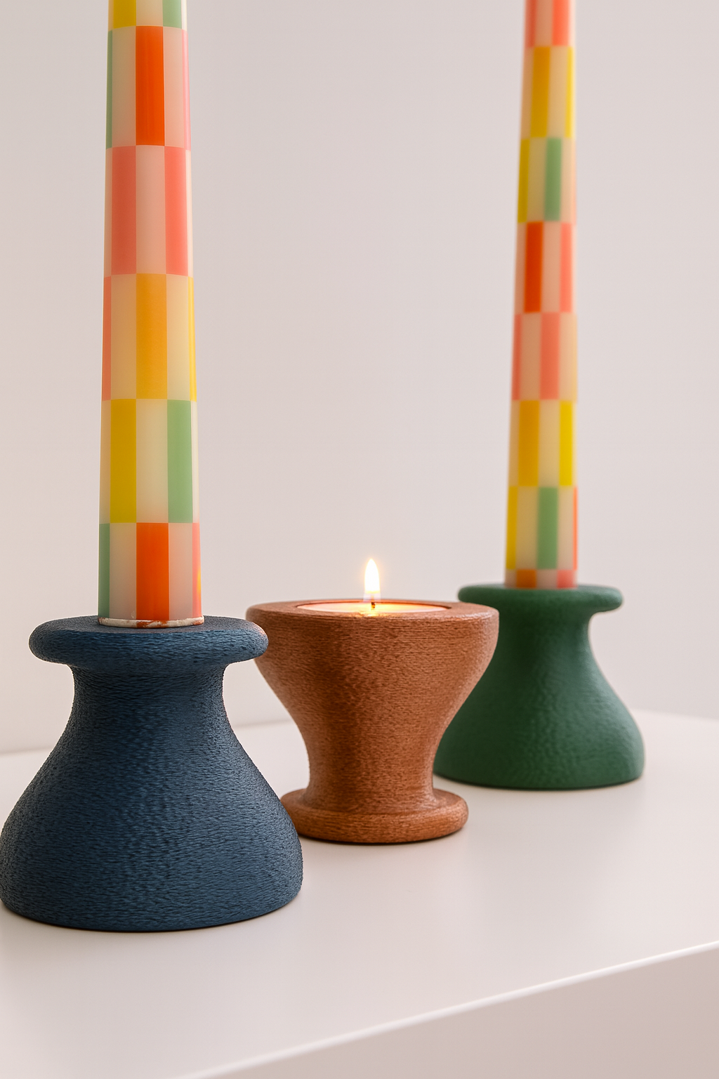 Nido - Porta Candele Metallizzate