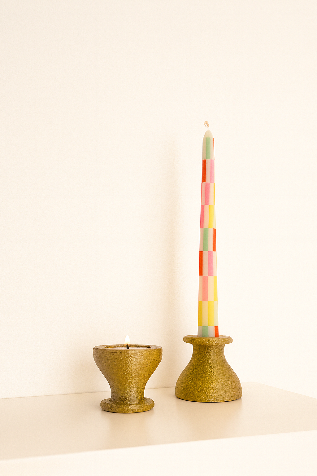 Nido - Porta Candele Metallizzate