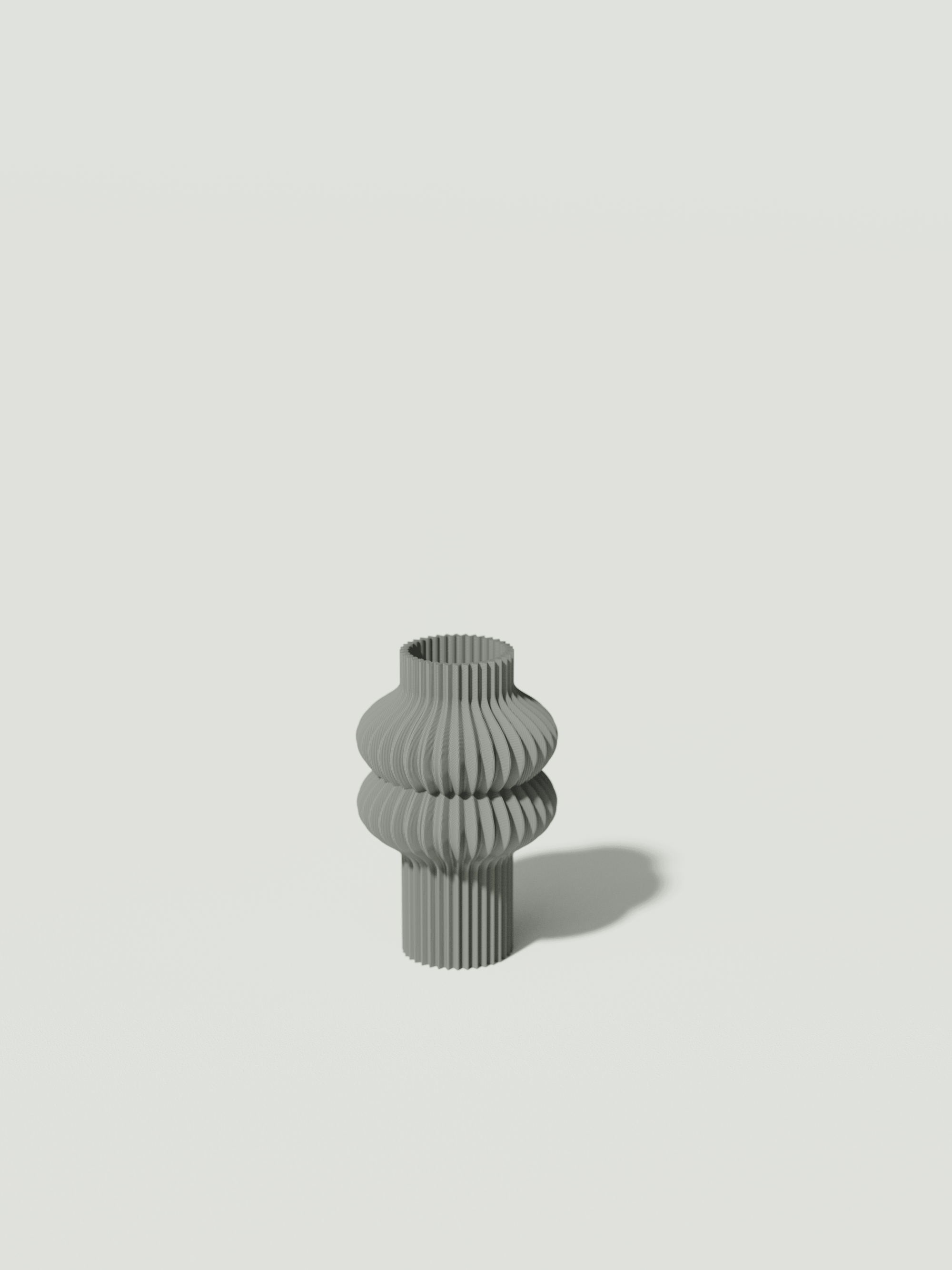 Badi -  Diffusore innovativo e sostenibile, realizzato in 100% PLA biodegradabile, stampato in 3D e Made in Italy. Il suo design moderno ed ecologico in grigio porta un tocco di natura, stile e benessere nella tua casa.